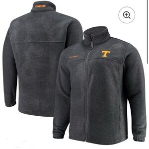 Men's Columbia Charcoal Tennessee Volunteers Flanker II Full Zip Jacket XL